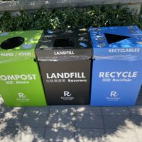 GM free compost landfill recycling containers
